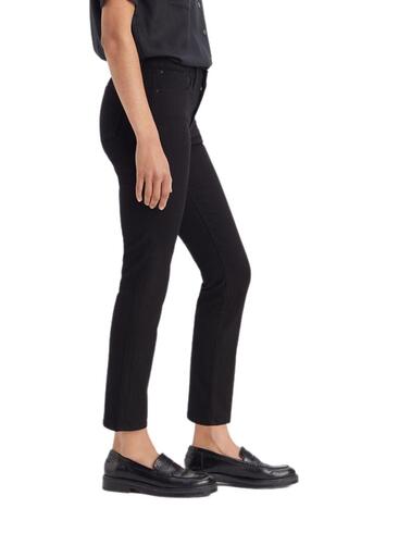 Pantalón Levi's® 712 slim con bolsillo ribeteado de mujer