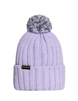 Gorro Napapijri Semiury con borla bicolor