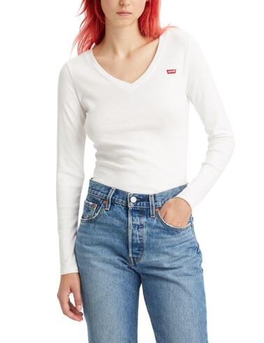 Camiseta Levi's® de manga larga con Baby logo para mujer