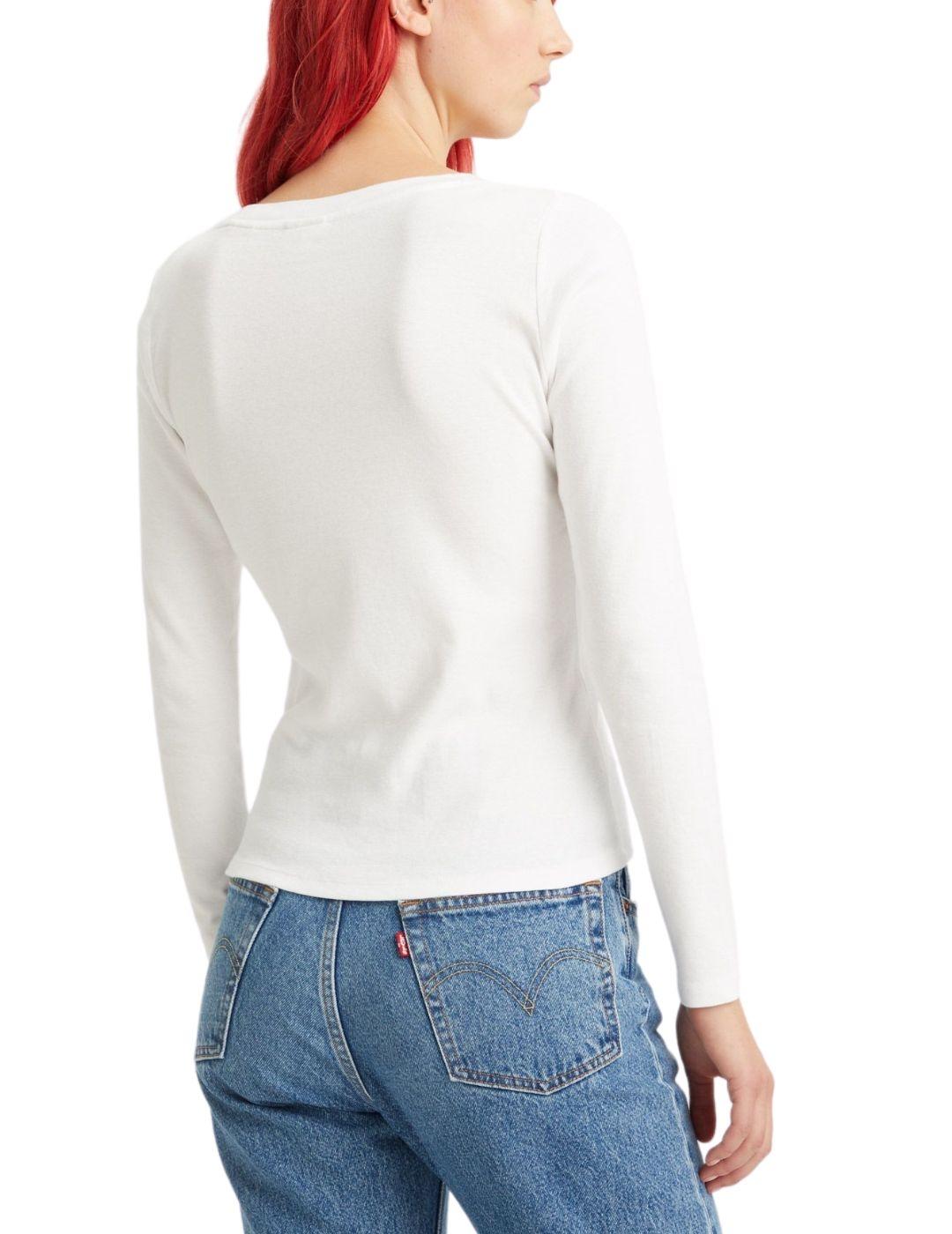 Camiseta Levi's® de manga larga con Baby logo para mujer