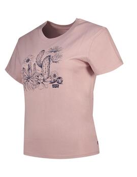 Camiseta Levi's® The Perfect Tee rosa palo para mujer