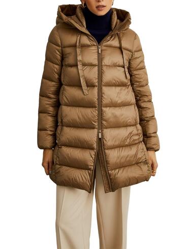 Chaqueta Lion of Porches acolchada con capucha para mujer