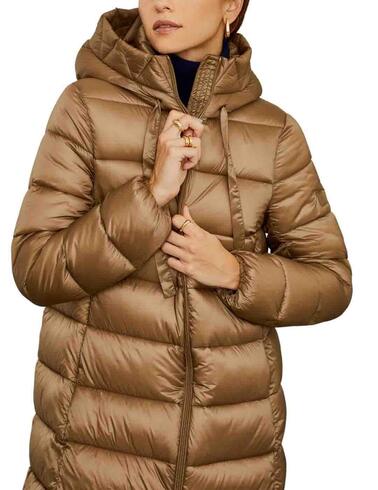 Chaqueta Lion of Porches acolchada con capucha para mujer