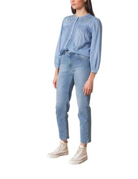 Camisa Indi & Cold con bordado Shiiffli de mujer