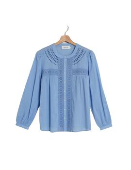 Camisa Indi & Cold con bordado Shiiffli de mujer