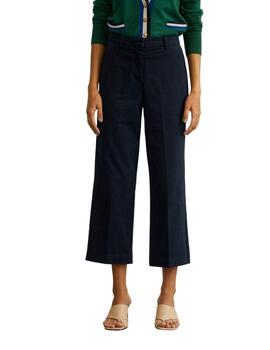 Pantalón chino Lion of Porches con pernera ancha para mujer