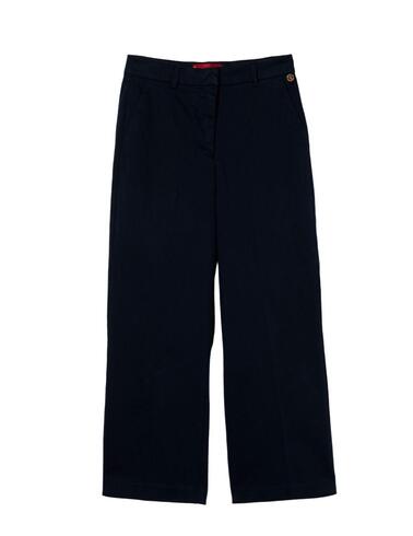 Pantalón chino Lion of Porches con pernera ancha para mujer