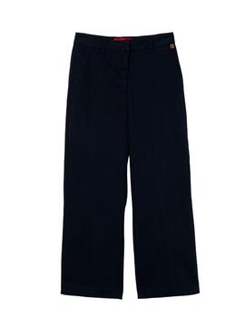 Pantalón chino Lion of Porches con pernera ancha para mujer