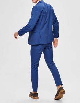 Blazer Selected Homme de corte Slim Fit azulón de hombre