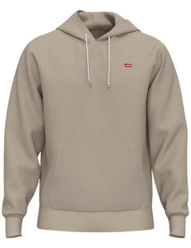 Sudadera Levi's® con capucha básica original beige de hombre