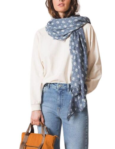 Fular Indi & Cold con estampado floral para mujer