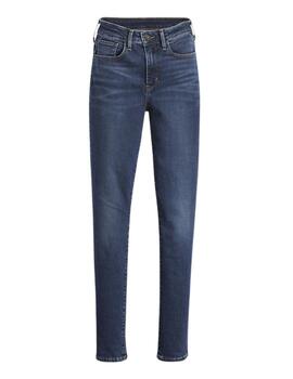 Pantalón Levi's® 711 Skinny Blue Wave Dark con doble botón