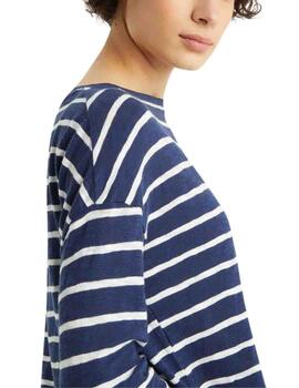 Camiseta Levi's® Margot de mujer Saint Stripe Naval Academy