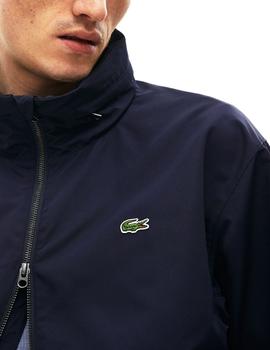 Cortavientos Lacoste para hombre ligero resistente al agua