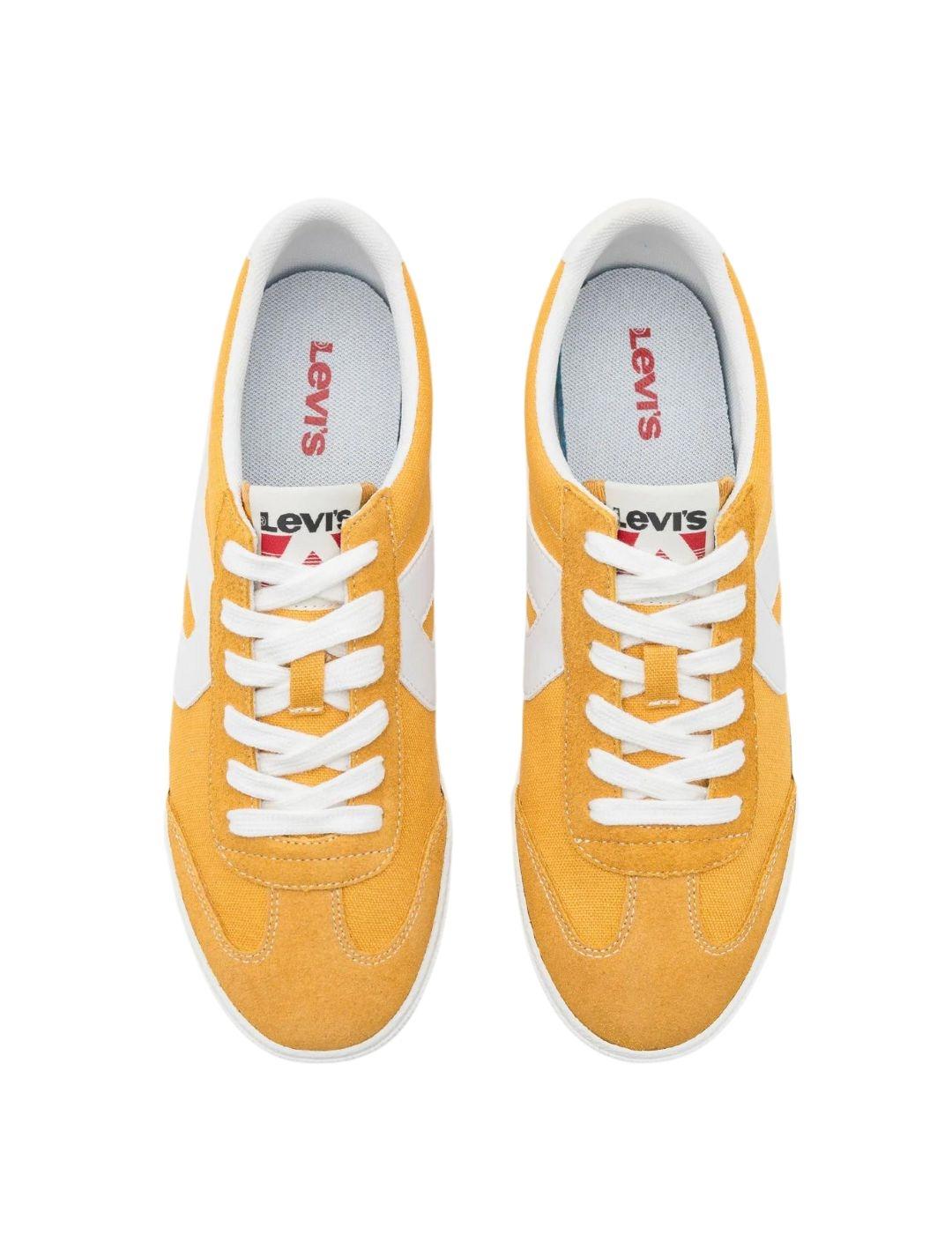 Zapatillas Levi's® Sneak de lona en amarillo para hombre