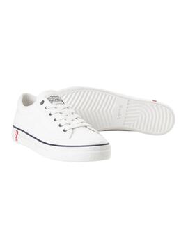 Zapatillas Levi's®  LS2 de lona blanca para hombre