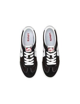 Zapatillas Levi's® Sneak de lona en negro para mujer