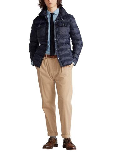Chaqueta Polo Ralph Lauren repelente al agua para hombre azu