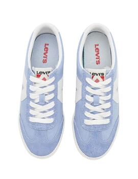 Zapatillas Levi's® Sneak de lona en azul para mujer