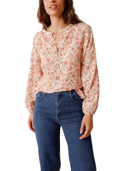 Blusa Indi & Cold en tejido estampado floral para mujer