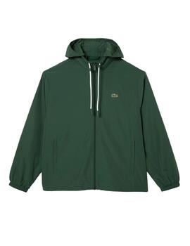 Chaqueta Lacoste con capucha desmontable resistente al agua