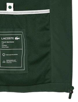 Chaqueta Lacoste con capucha desmontable resistente al agua