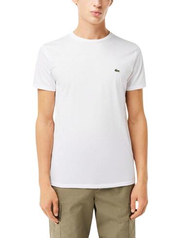 Camiseta Lacoste básica de manga corta de hombre pima cotton