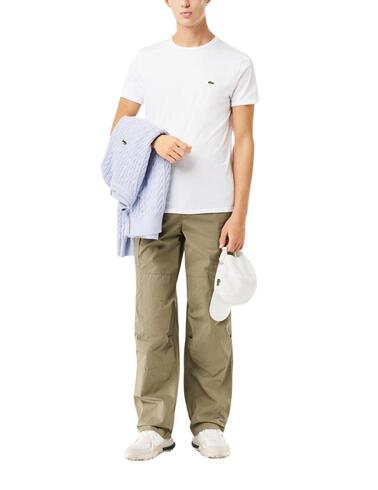 Camiseta Lacoste básica de manga corta de hombre pima cotton