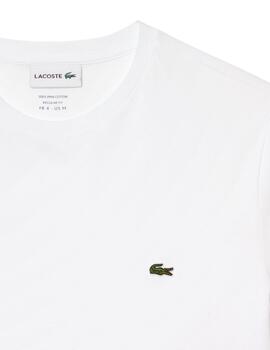 Camiseta Lacoste básica de manga corta de hombre pima cotton