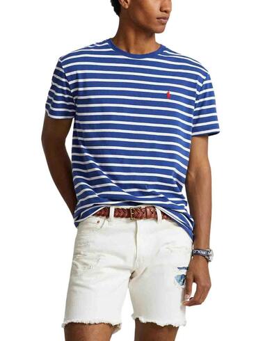 Camiseta Polo Ralph Lauren de manga corta y rayas de hombre