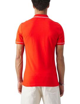 Polo Calvin Klein slim elástico de manga corta para hombre