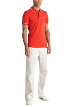 Polo Calvin Klein slim elástico de manga corta para hombre