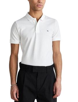 Polo Calvin Klein slim elástico de manga corta para hombre