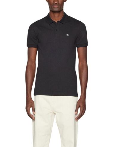 Polo Calvin Klein slim elástico de manga corta para hombre