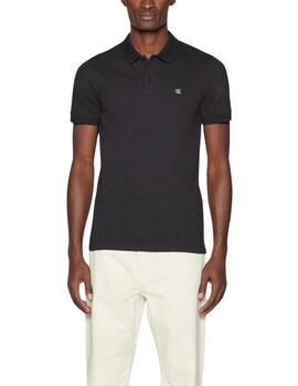 Polo Calvin Klein slim elástico de manga corta para hombre