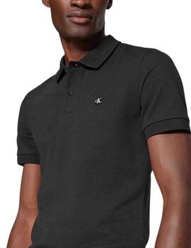 Polo Calvin Klein slim elástico de manga corta para hombre