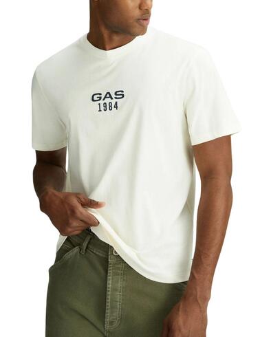 Camiseta Gas Jeans Dharis 1984 de manga corta para hombre