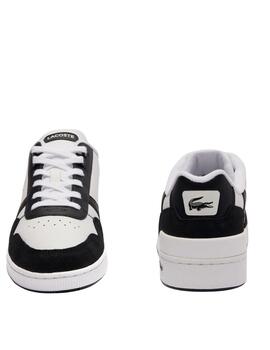 Zapatillas Lacoste T-Clip de hombre en piel con logo