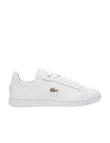 Zapatillas Lacoste Carnaby Pro en piel para mujer blancas