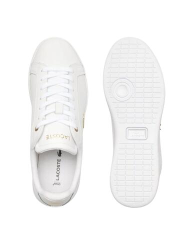 Zapatillas Lacoste Carnaby Pro en piel para mujer blancas