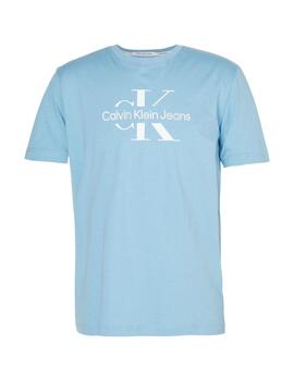 Camiseta Calvin Klein slim fit de algodón con monograma