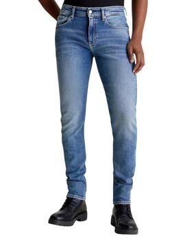 Pantalón vaquero Calvin Klein slim taper elástico de hombre