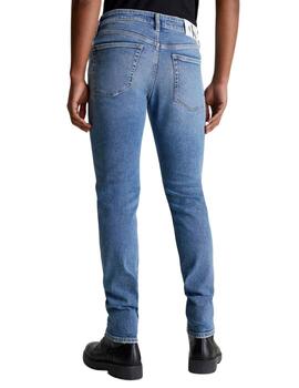 Pantalón vaquero Calvin Klein slim taper elástico de hombre