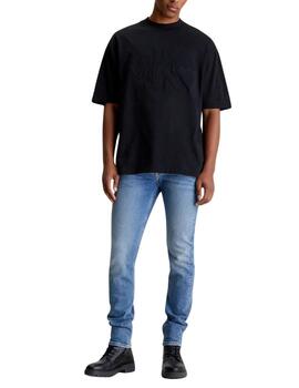 Pantalón vaquero Calvin Klein slim taper elástico de hombre