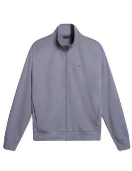 Sudadera Napapijri Balis con cremallera para hombre en gris