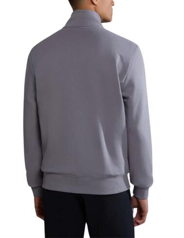 Sudadera Napapijri Balis con cremallera para hombre en gris