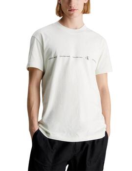 Camiseta Calvin Klein Repeat Logo de manga corta para hombre