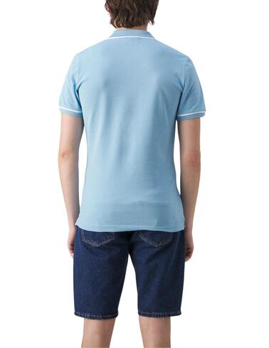 Polo Calvin Klein slim elástico de manga corta para hombre