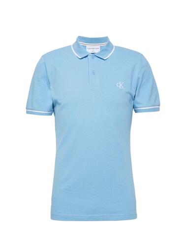 Polo Calvin Klein slim elástico de manga corta para hombre