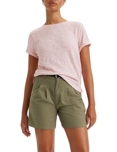 Camiseta Levi's® Margot de manga corta Chalk Pink para mujer